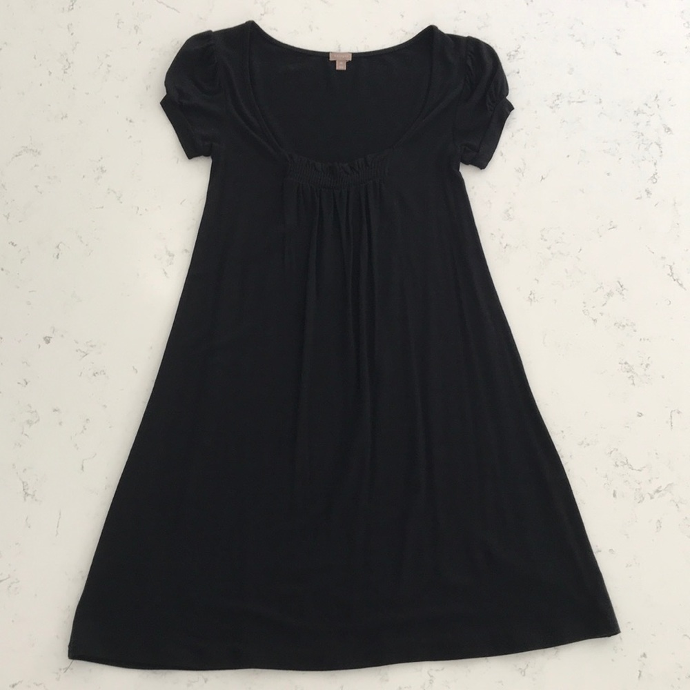 NWOT Halogen black swing dress. Size XS
